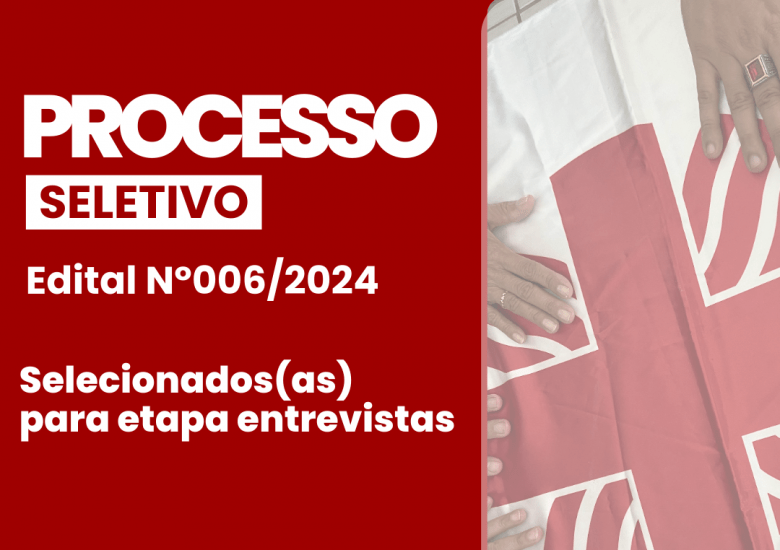 Cáritas NE2 divulga selecionados(as)  para etapa entrevistas do edital Nº006/2024