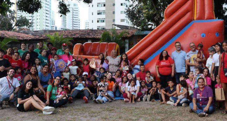 Alegria e integração entre crianças e famílias migrantes marcam a Festa da Campanha do Brinquedo